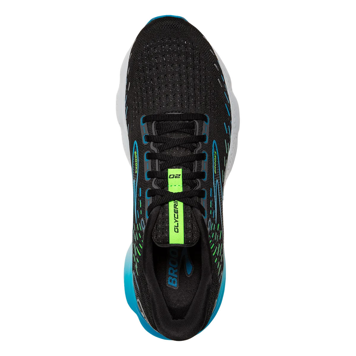 Brooks Glycerin 20 - Schwarz - Hawaiianischer Ozean - Grün