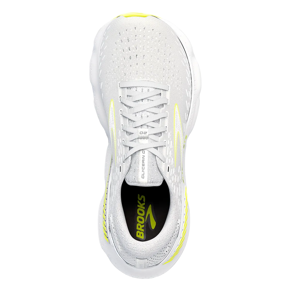 Brooks Glycerin GTS 20 - Weiß - Nachtleben