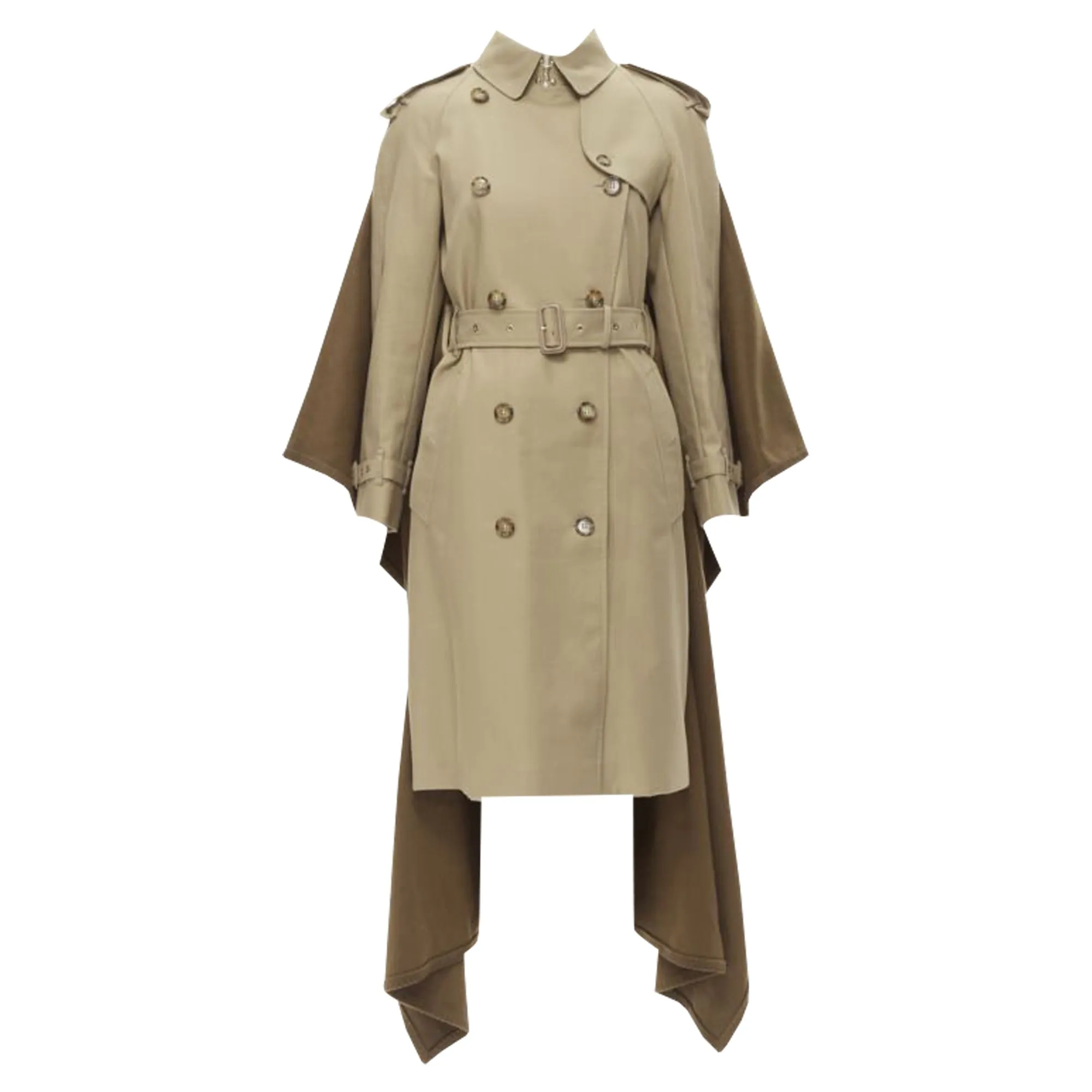 Burberry Tisci Kaschmir-Logo Decken-Trenchcoat