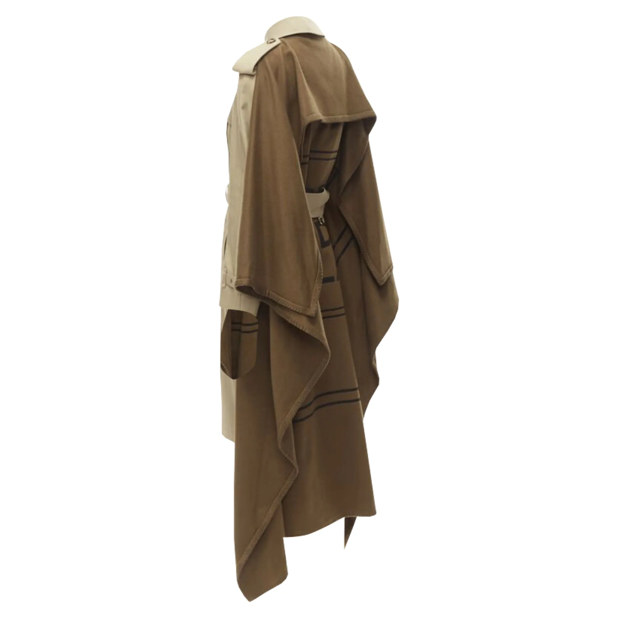 Burberry Tisci Kaschmir-Logo Decken-Trenchcoat