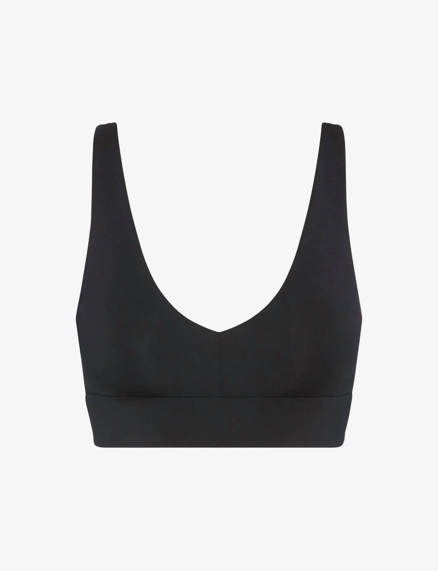 Butter Bequemes Bralette in Schwarz