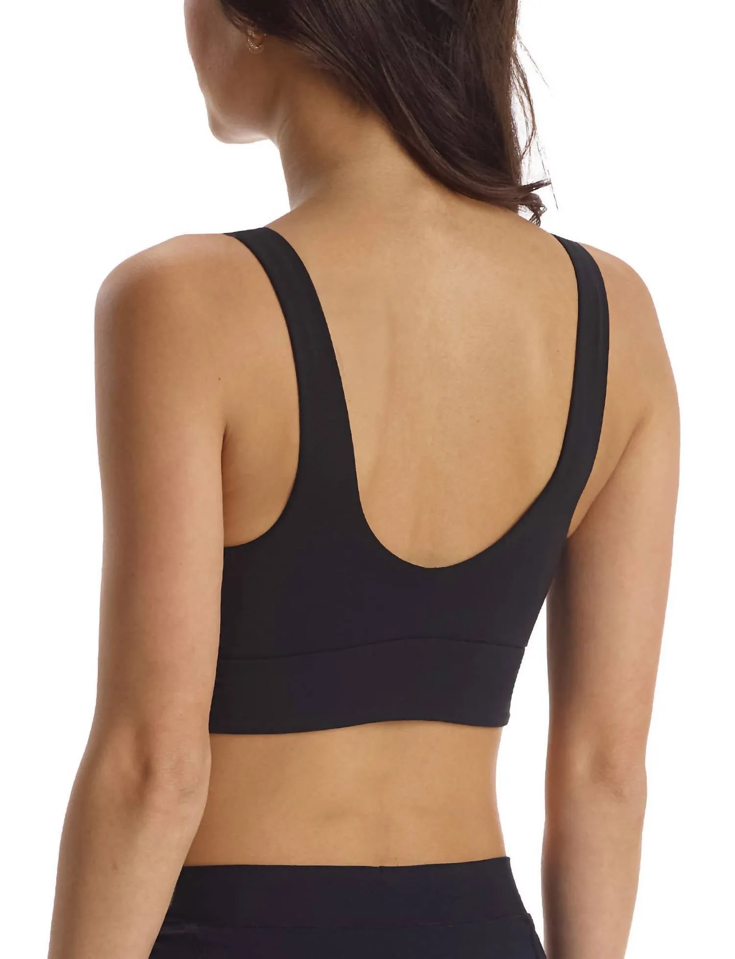Butter Bequemes Bralette in Schwarz