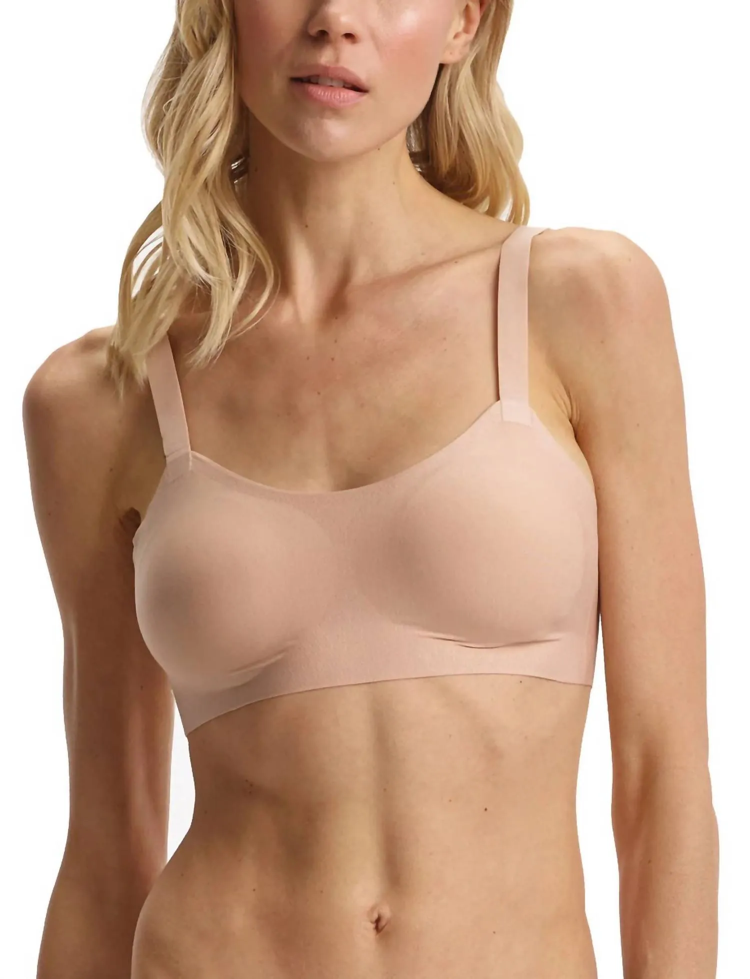 Butterweicher verstellbarer Bralette in Beige