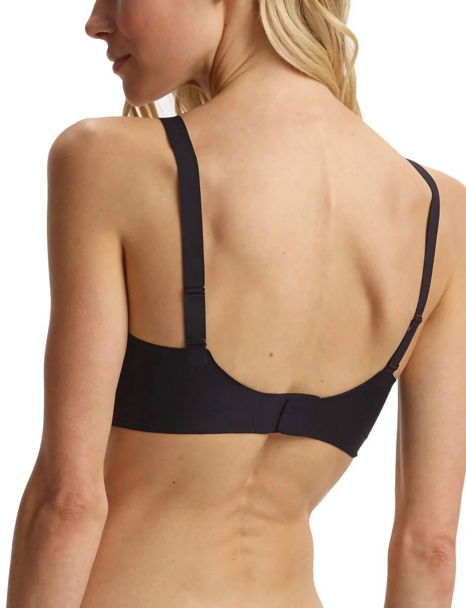 Butterweicher verstellbarer Bralette-Support in Schwarz