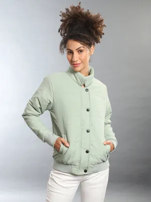 Campus Sutra Damen Solide Windjacke Bomberjacke