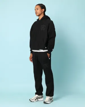 Carré Academy Übergroße Kapuzenpullover Schwarz
