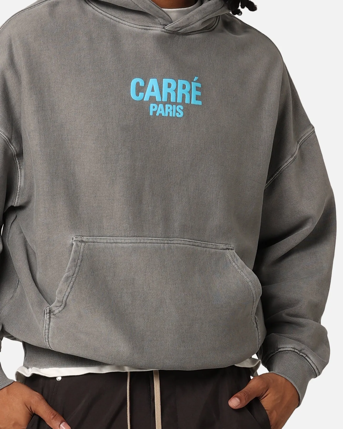 Carré Dampf Kapuzenpullover Gewaschener Anthrazit