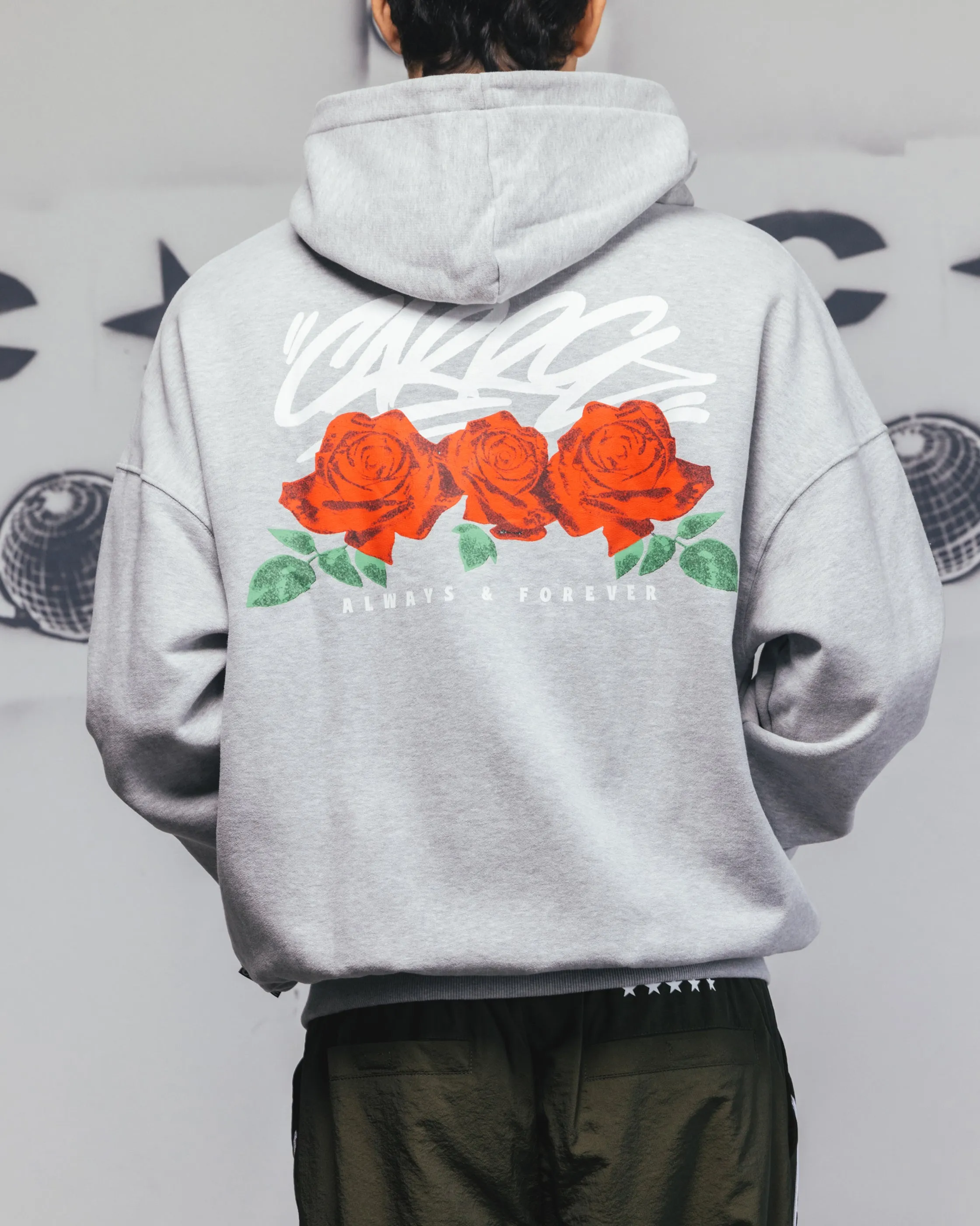 Carre Always & Forever Zip Hoodie Grau Meliert
