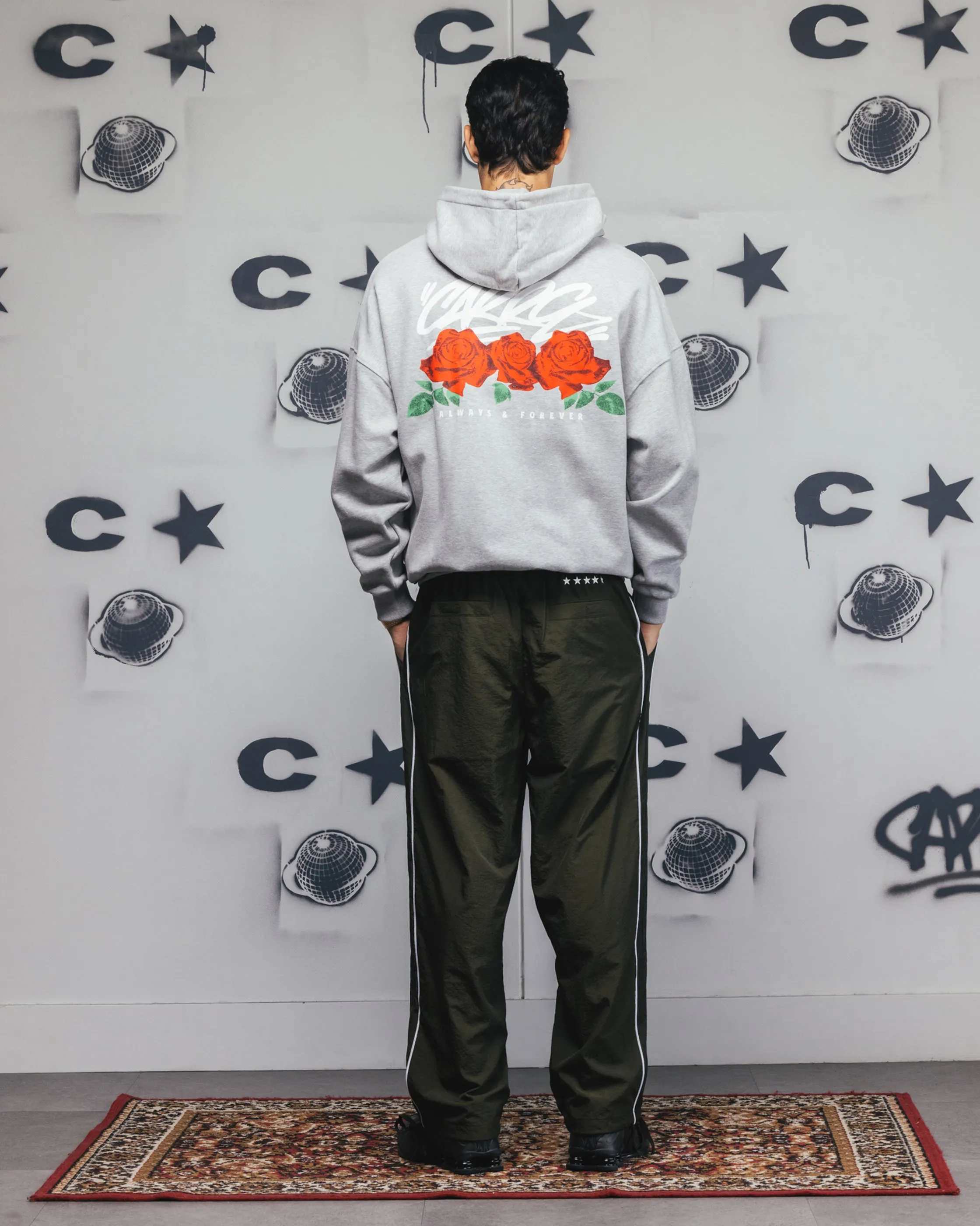 Carre Always & Forever Zip Hoodie Grau Meliert