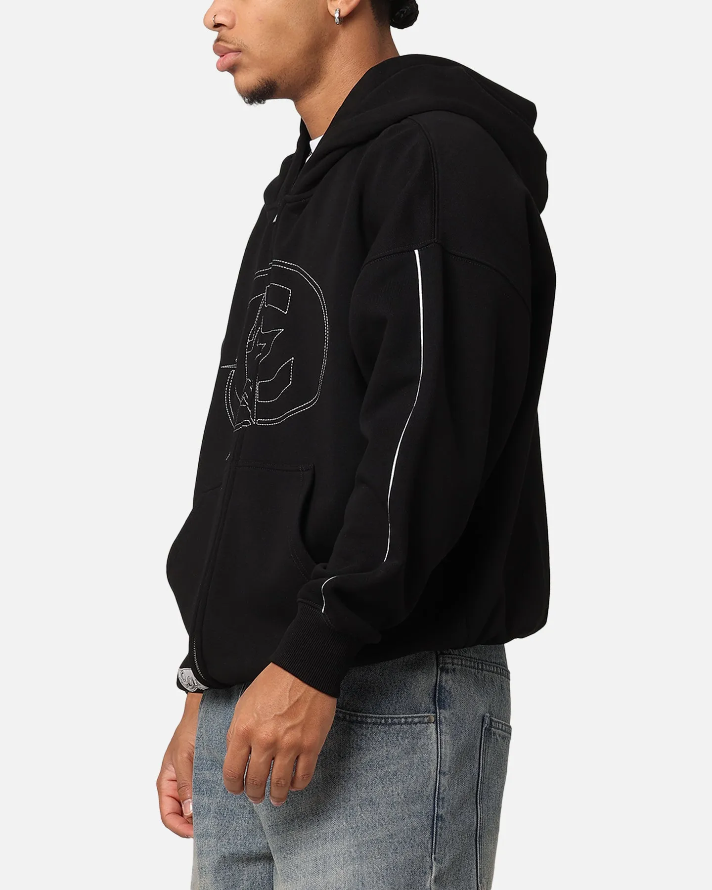 Carre C-Superstar Pipe Zip Hoodie Schwarz