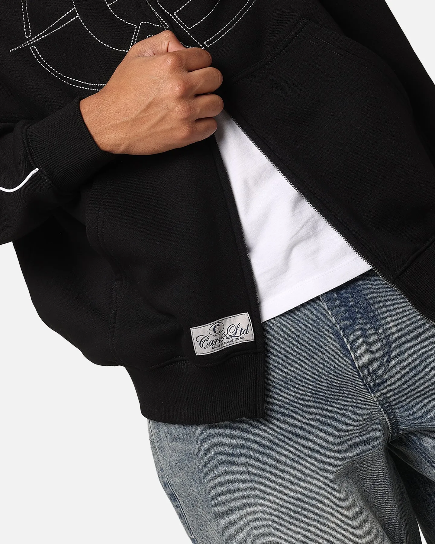 Carre C-Superstar Pipe Zip Hoodie Schwarz