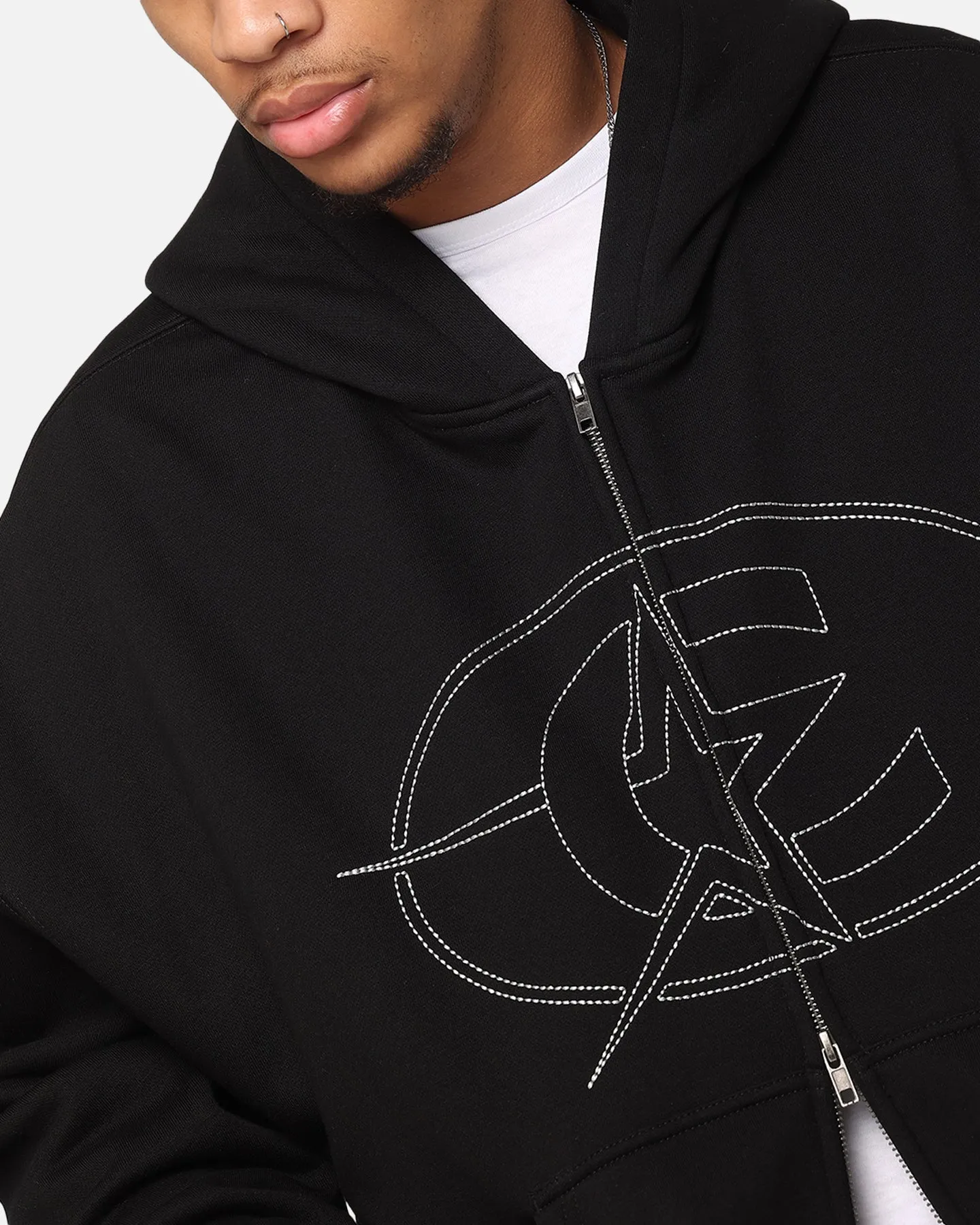 Carre C-Superstar Pipe Zip Hoodie Schwarz