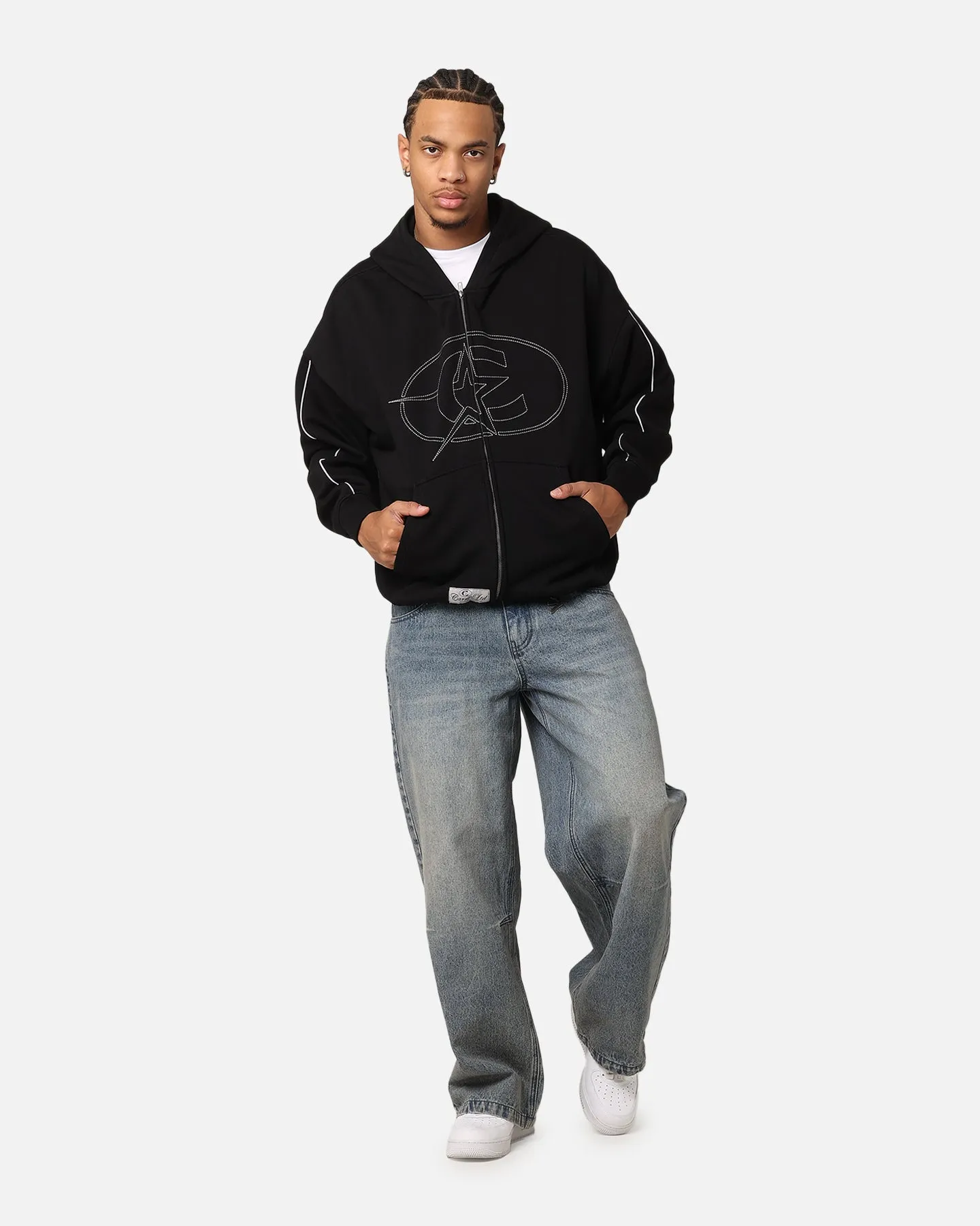 Carre C-Superstar Pipe Zip Hoodie Schwarz