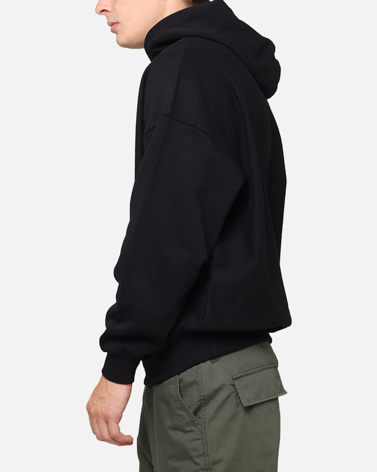 Carre Camo Script Hoodie Schwarz