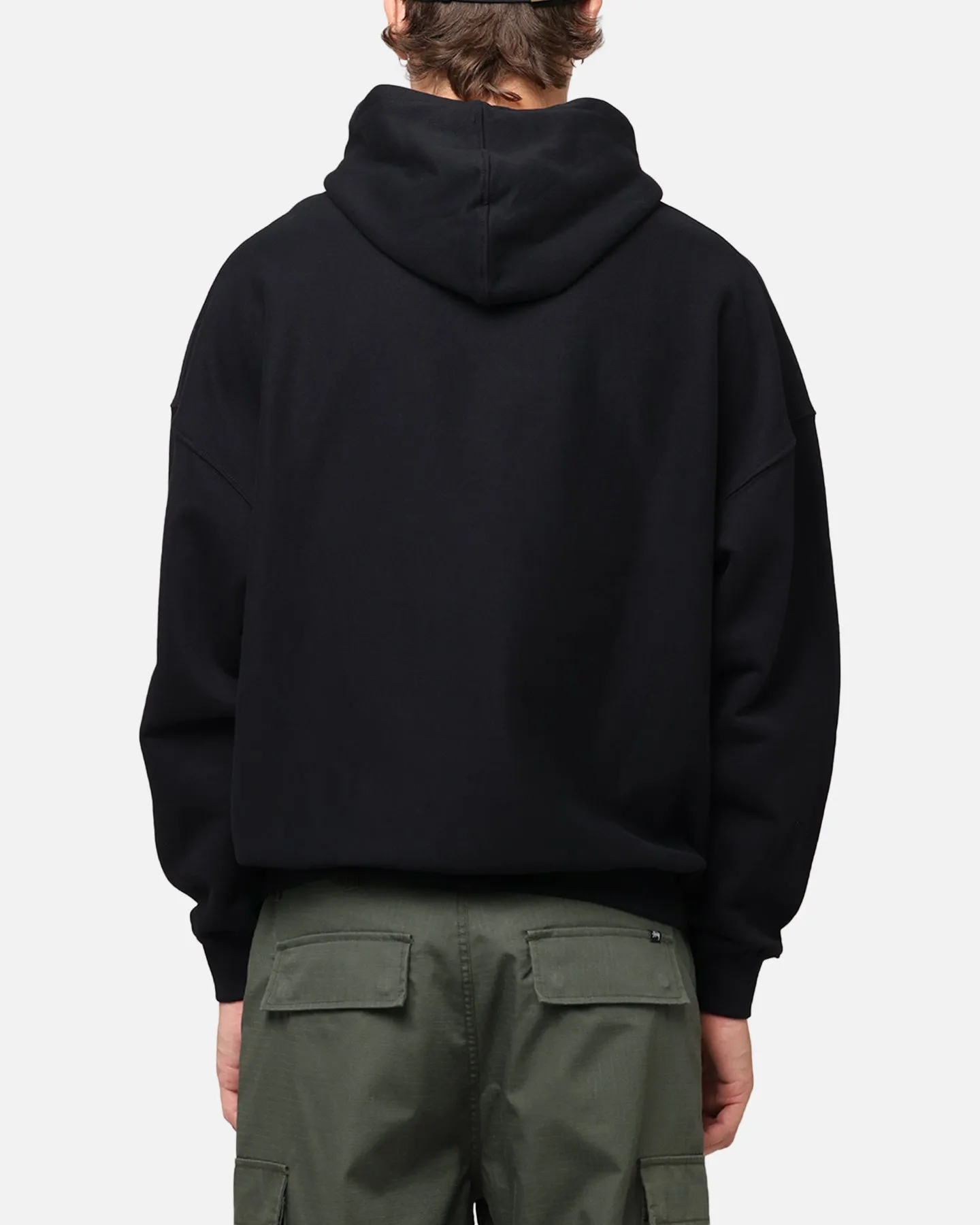 Carre Camo Script Hoodie Schwarz