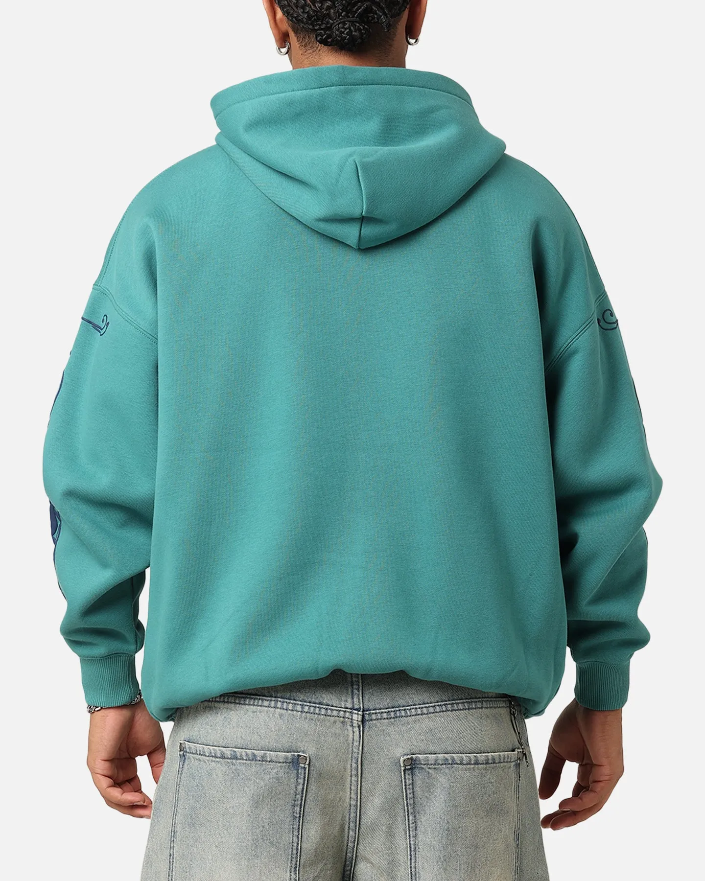 Carre Flower Bomb Full-Zip-Hoodie Oxidiertes Grün