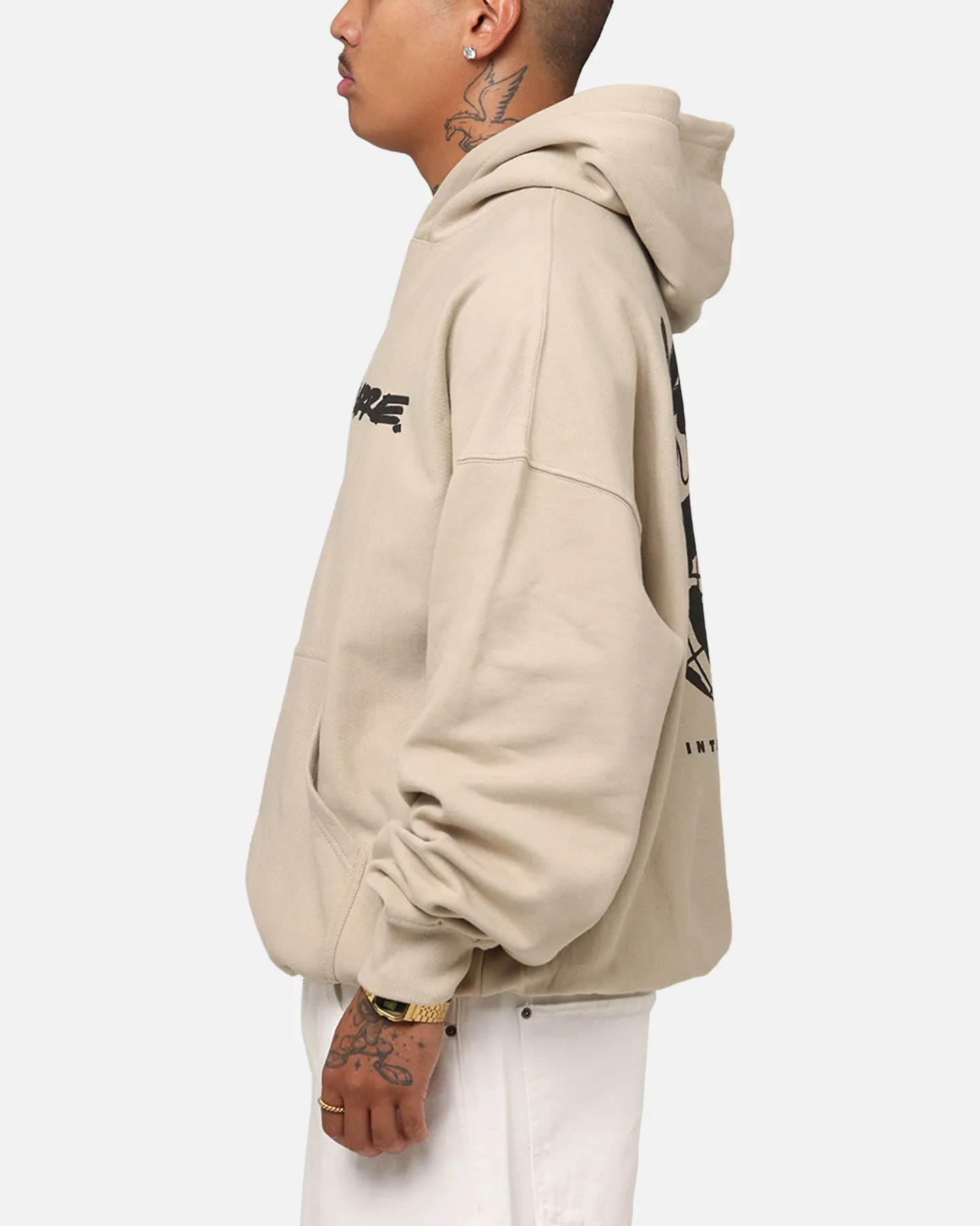 Carre Passport Kapuzenpullover Stein