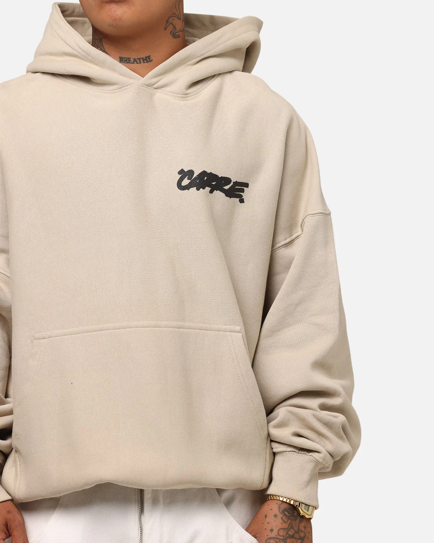 Carre Passport Kapuzenpullover Stein