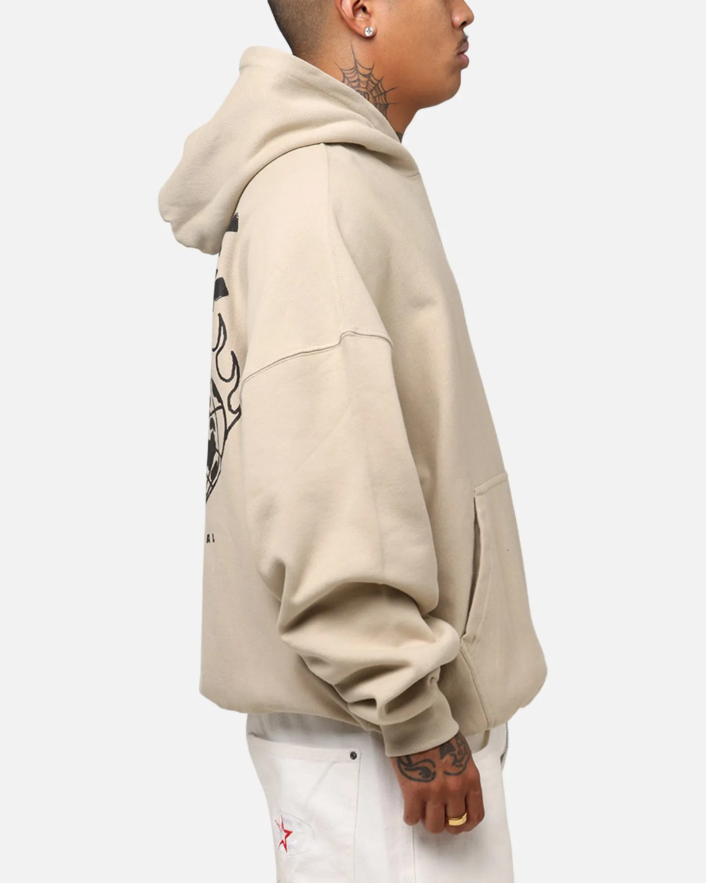 Carre Passport Kapuzenpullover Stein