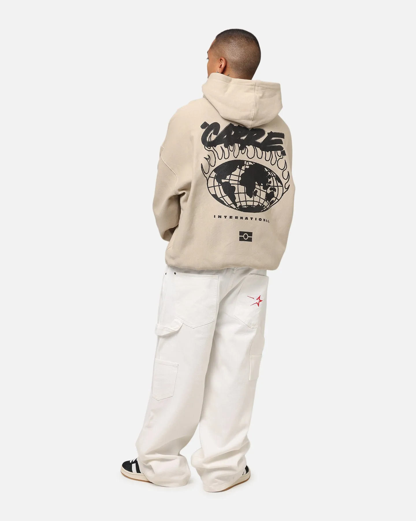 Carre Passport Kapuzenpullover Stein