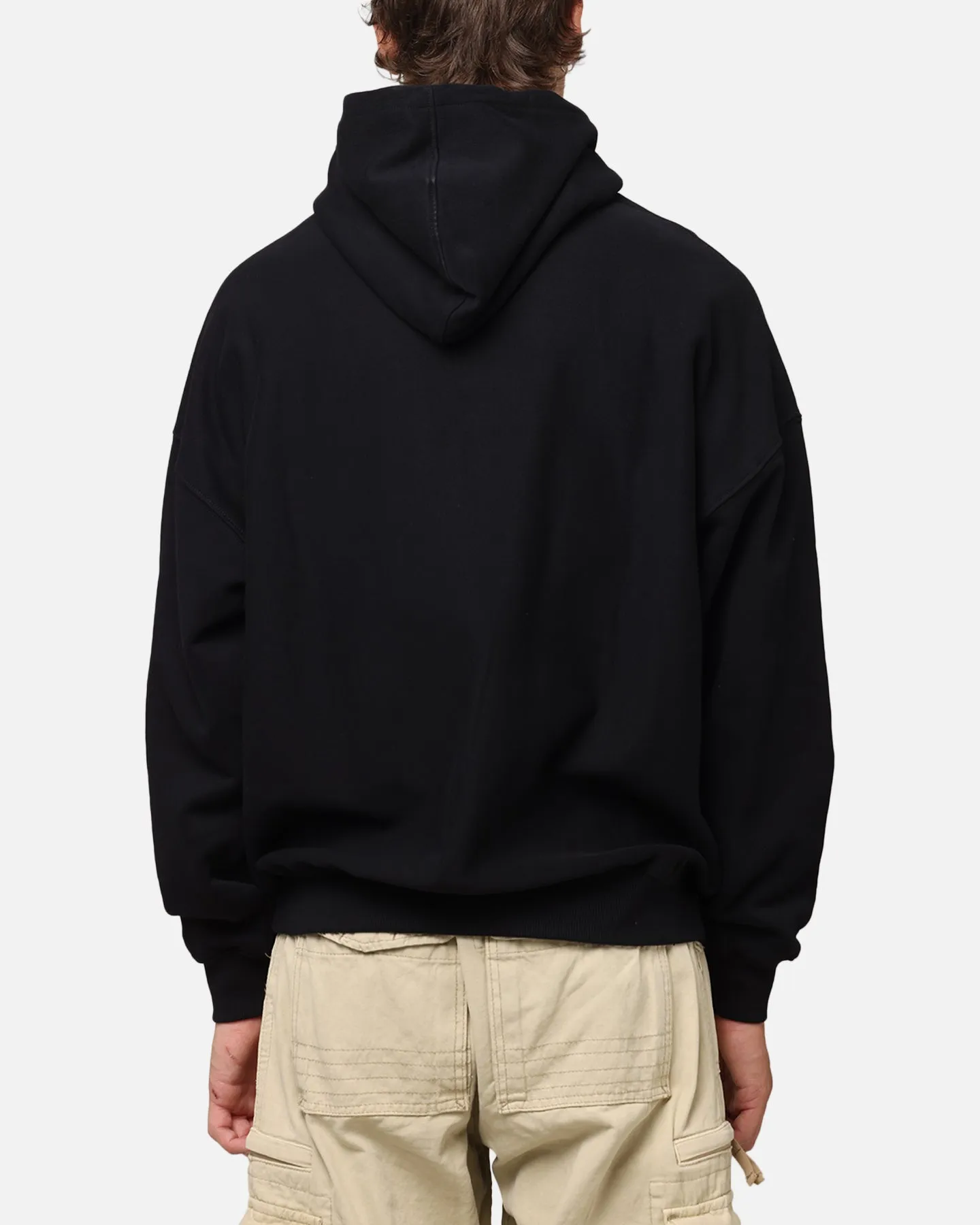 Carre Race Script Hoodie Schwarz
