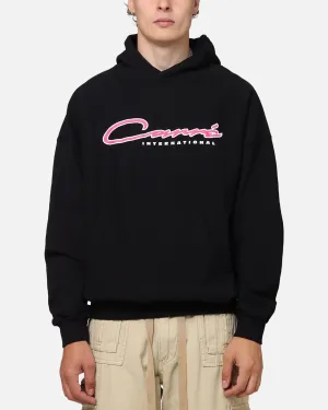 Carre Race Script Hoodie Schwarz