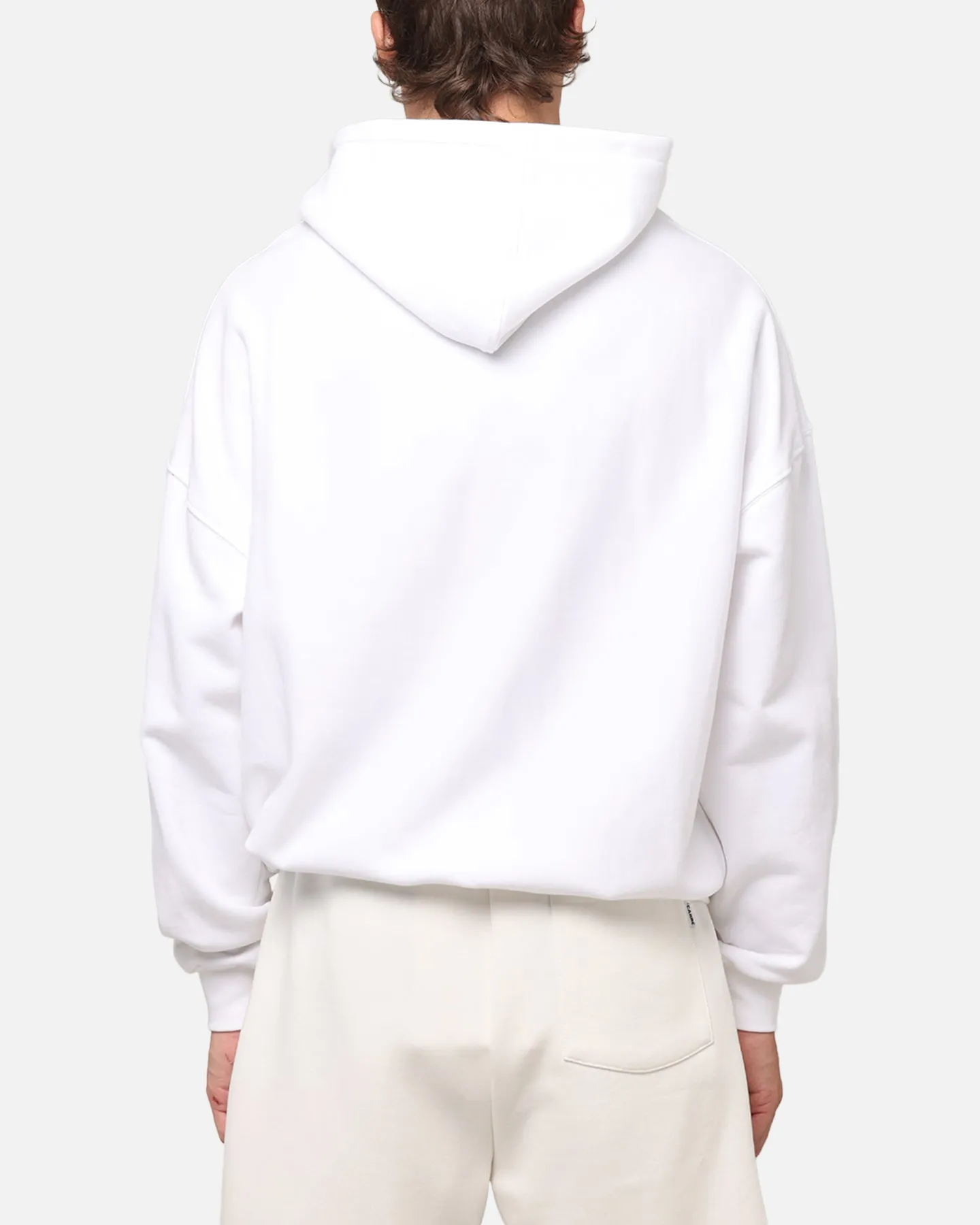 Carre Race Script Hoodie Weiß