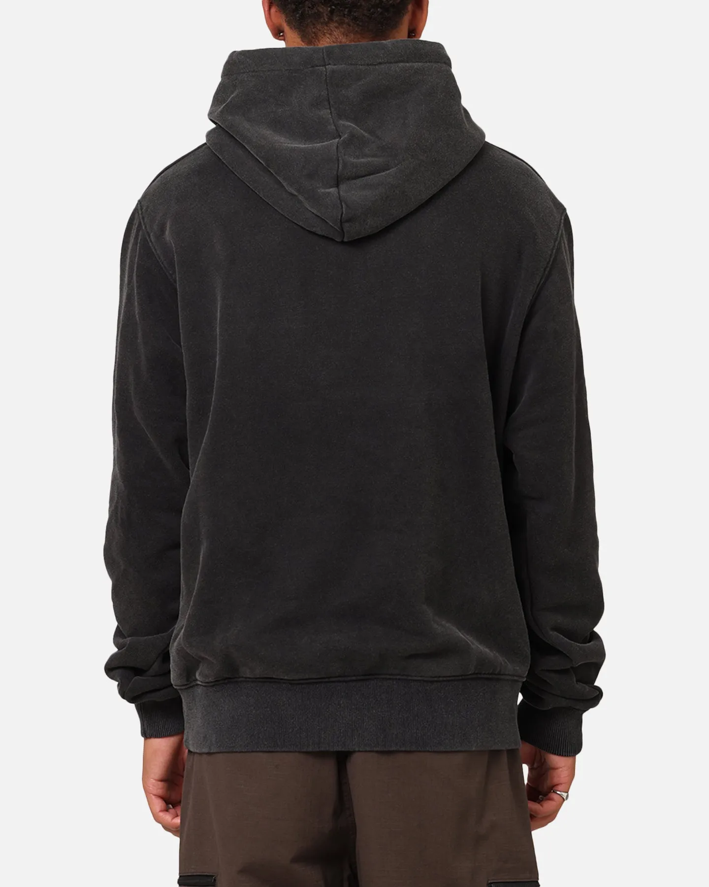 Carre Tagged Hoodie Vintage Schwarz