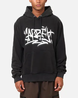 Carre Tagged Hoodie Vintage Schwarz
