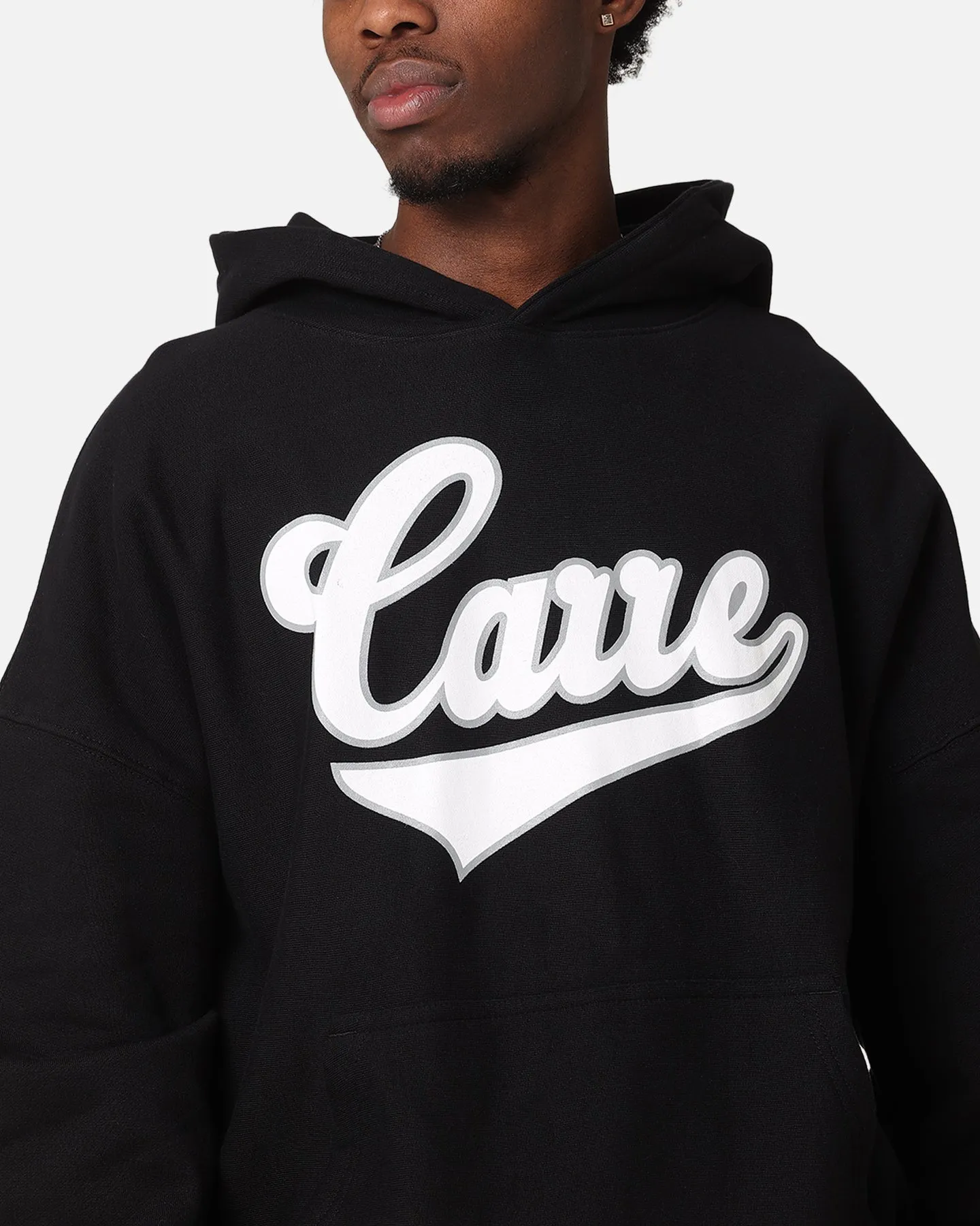 Carre Team Script Hoodie Schwarz