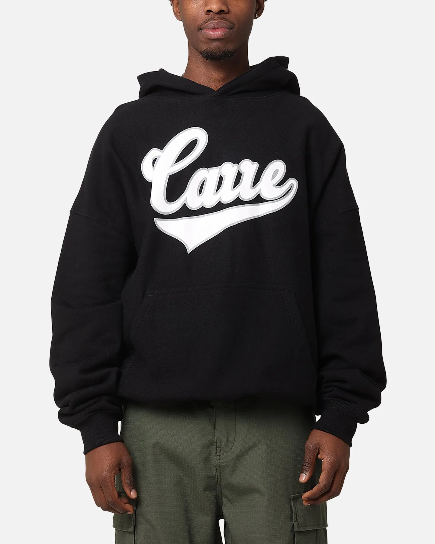 Carre Team Script Hoodie Schwarz