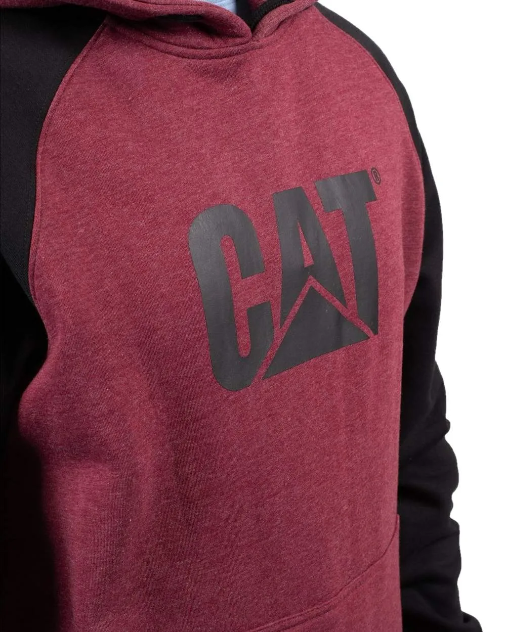 Caterpillar Herren Raglan Kapuzenpullover Caterpillar