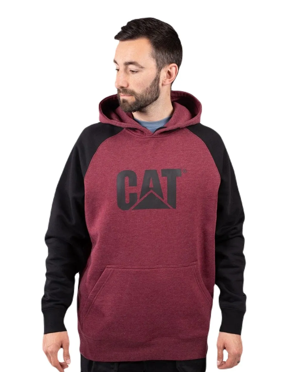 Caterpillar Herren Raglan Kapuzenpullover Caterpillar