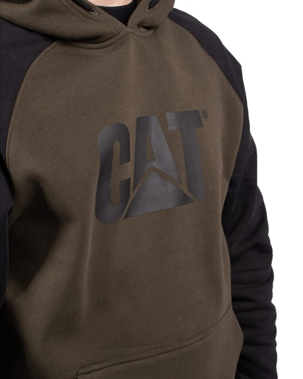 Caterpillar Herren Raglan Kapuzenpullover Caterpillar