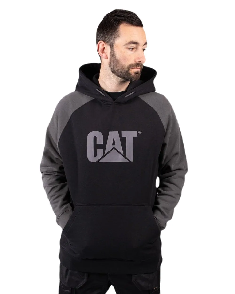Caterpillar Herren Raglan Kapuzenpullover Caterpillar