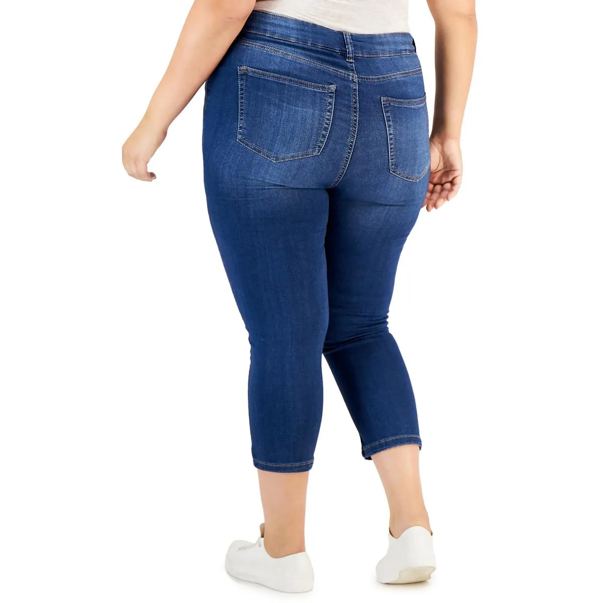 Celebrity Pink Damen Plus Mid-Rise Cropped Skinny Jeans