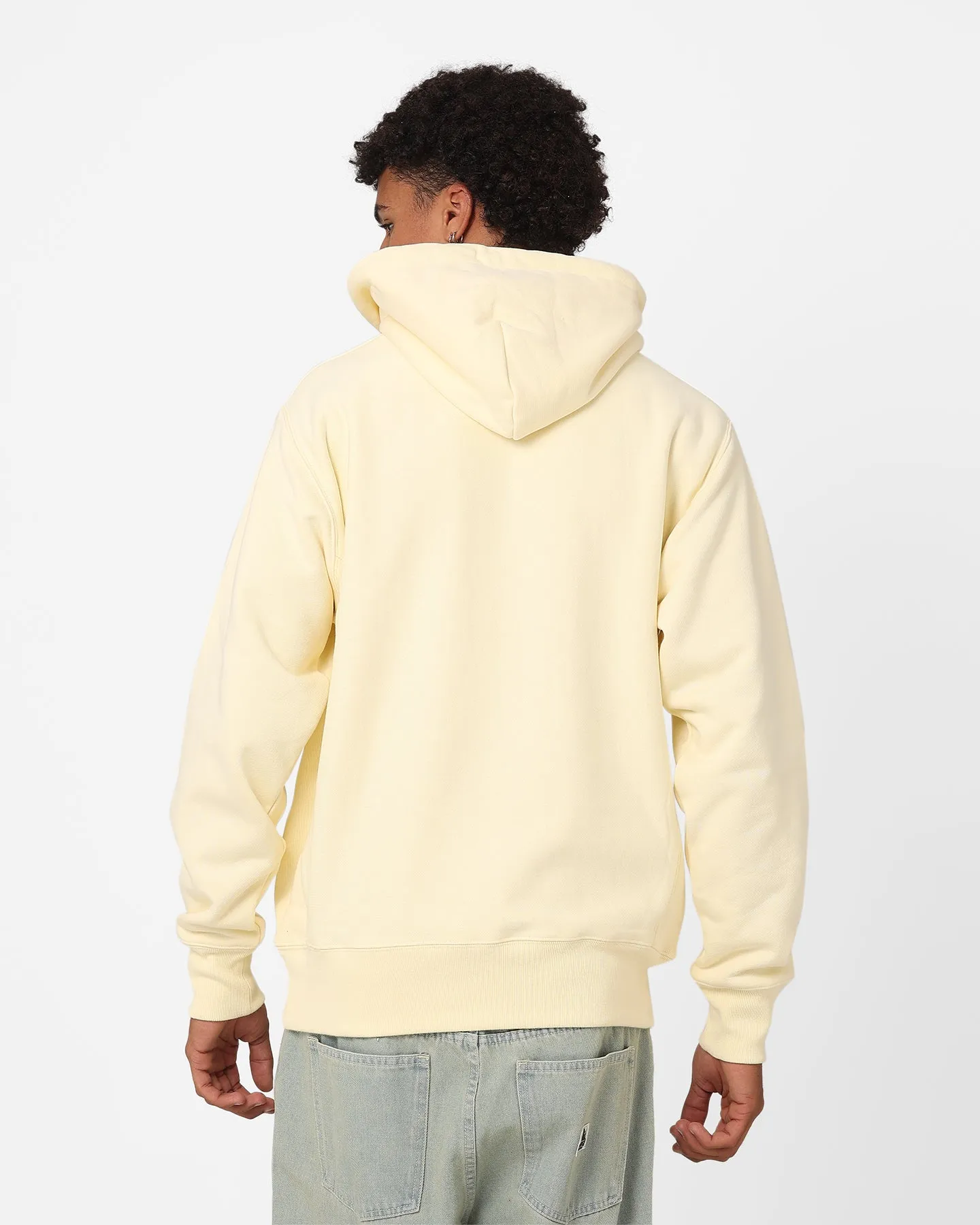 Champion Reverse Weave 2k Logo Hoodie Postgelb