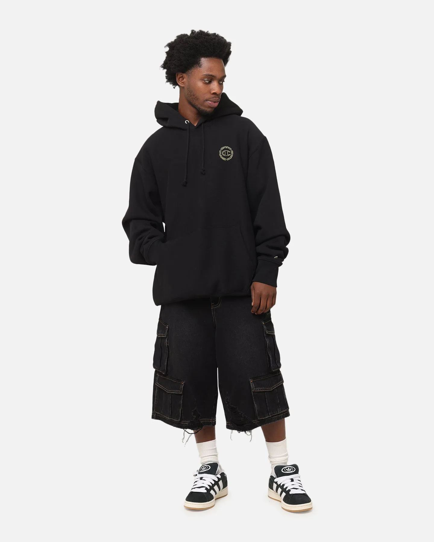 Champion Reverse Weave Lunar Neujahr Kapuzenpullover Schwarz