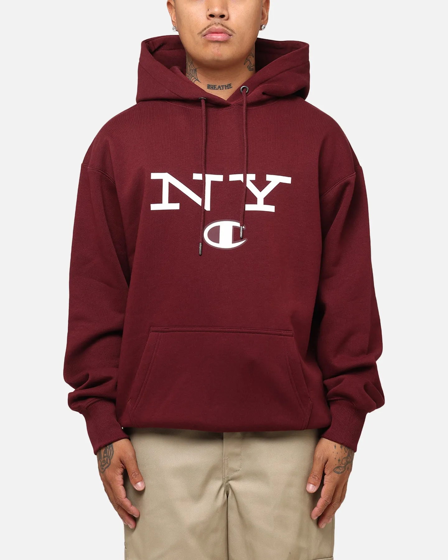 Champion Rochester Grafik-Hoodie Rot