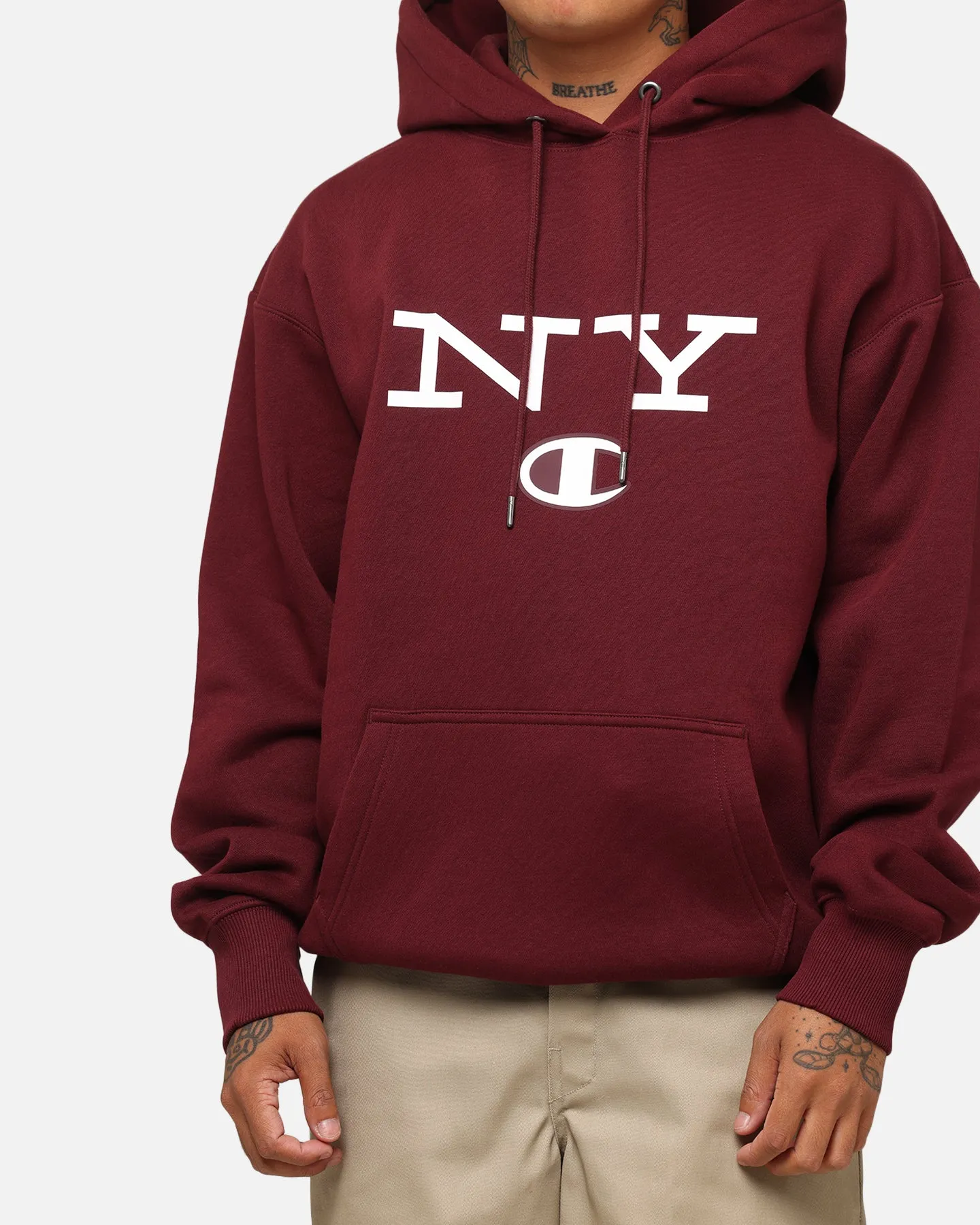 Champion Rochester Grafik-Hoodie Rot