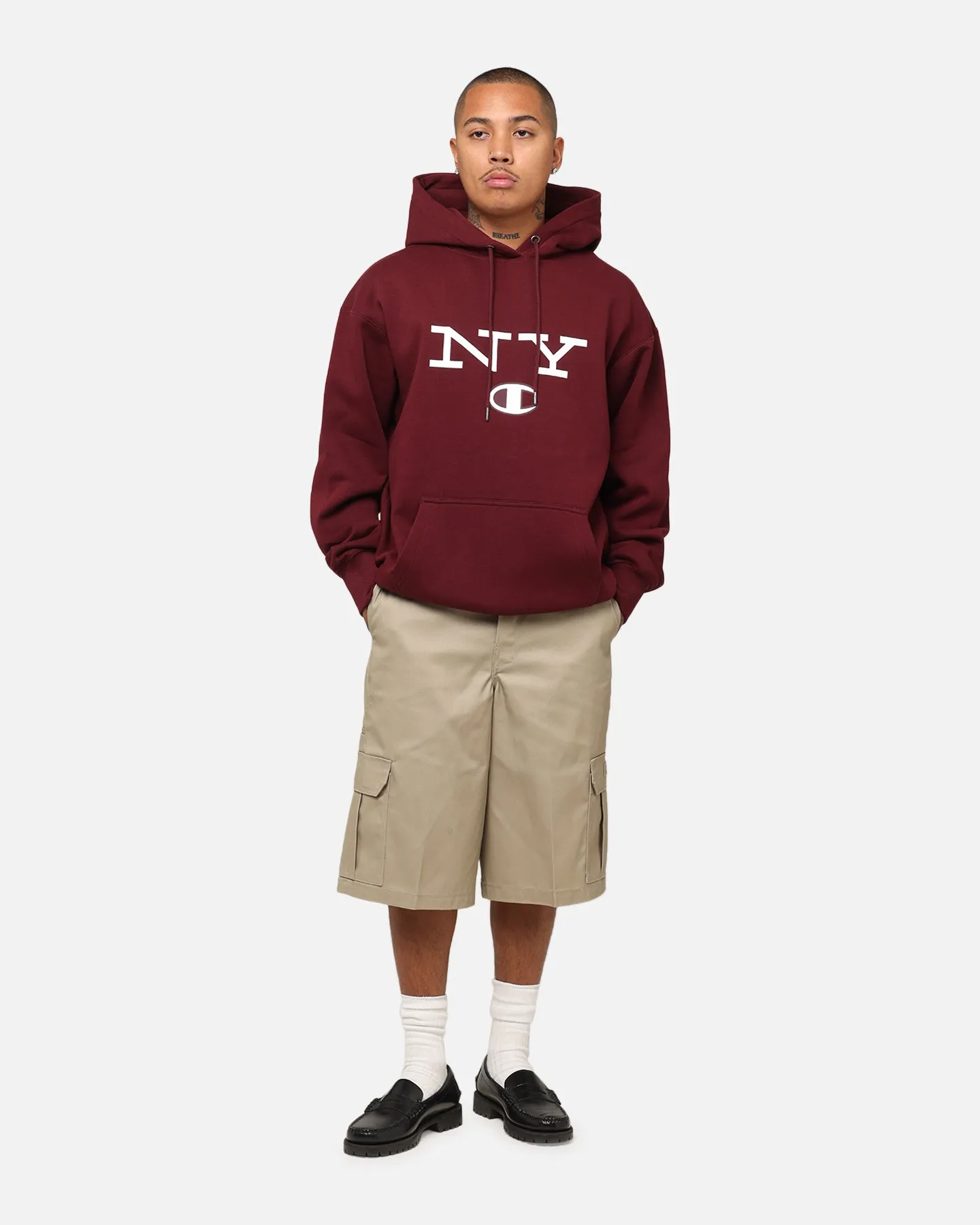 Champion Rochester Grafik-Hoodie Rot