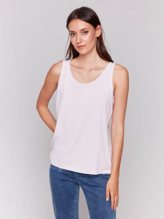 CHARLIE B REVERSIBLES BAMBUS-VISKOSE TANKTOP - ROSA