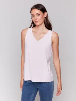 CHARLIE B REVERSIBLES BAMBUS-VISKOSE TANKTOP - ROSA
