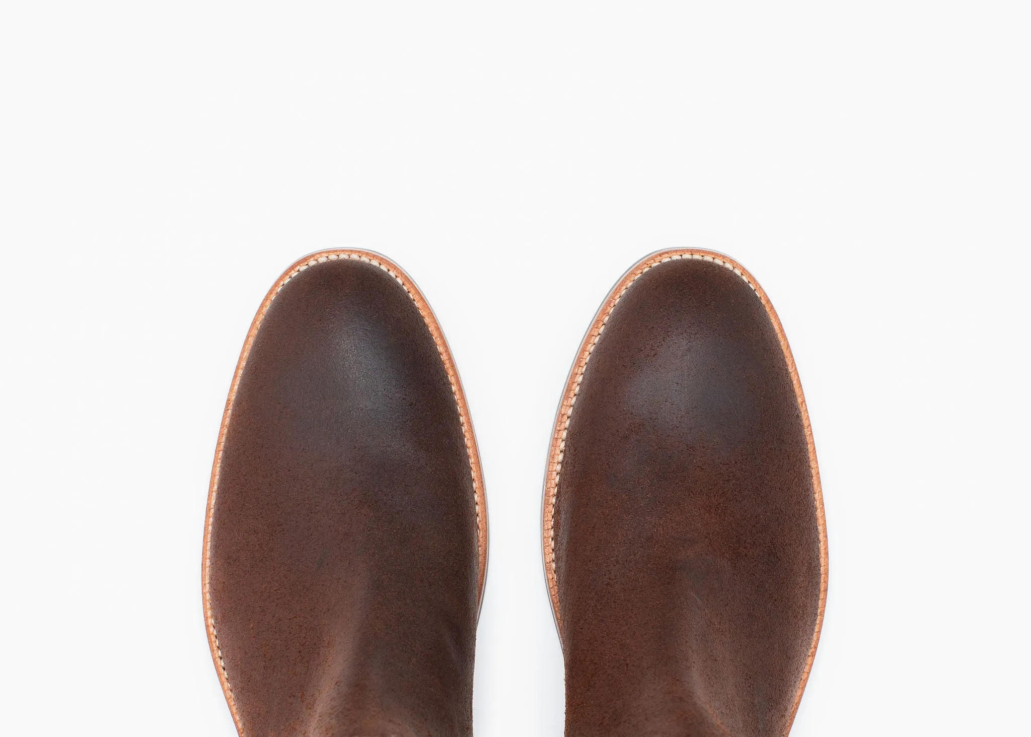 Chelsea Boot - Dunkle Eiche Rauleder