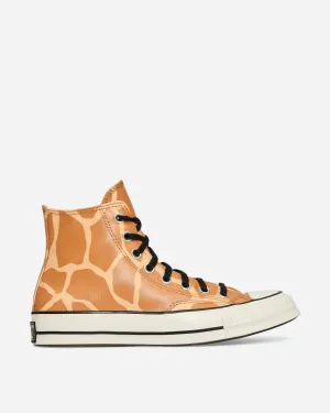 Chuck 70 Leucht-in-der-Dunkelheit-Giraffenprint-Sneakers Ingwer-Snap