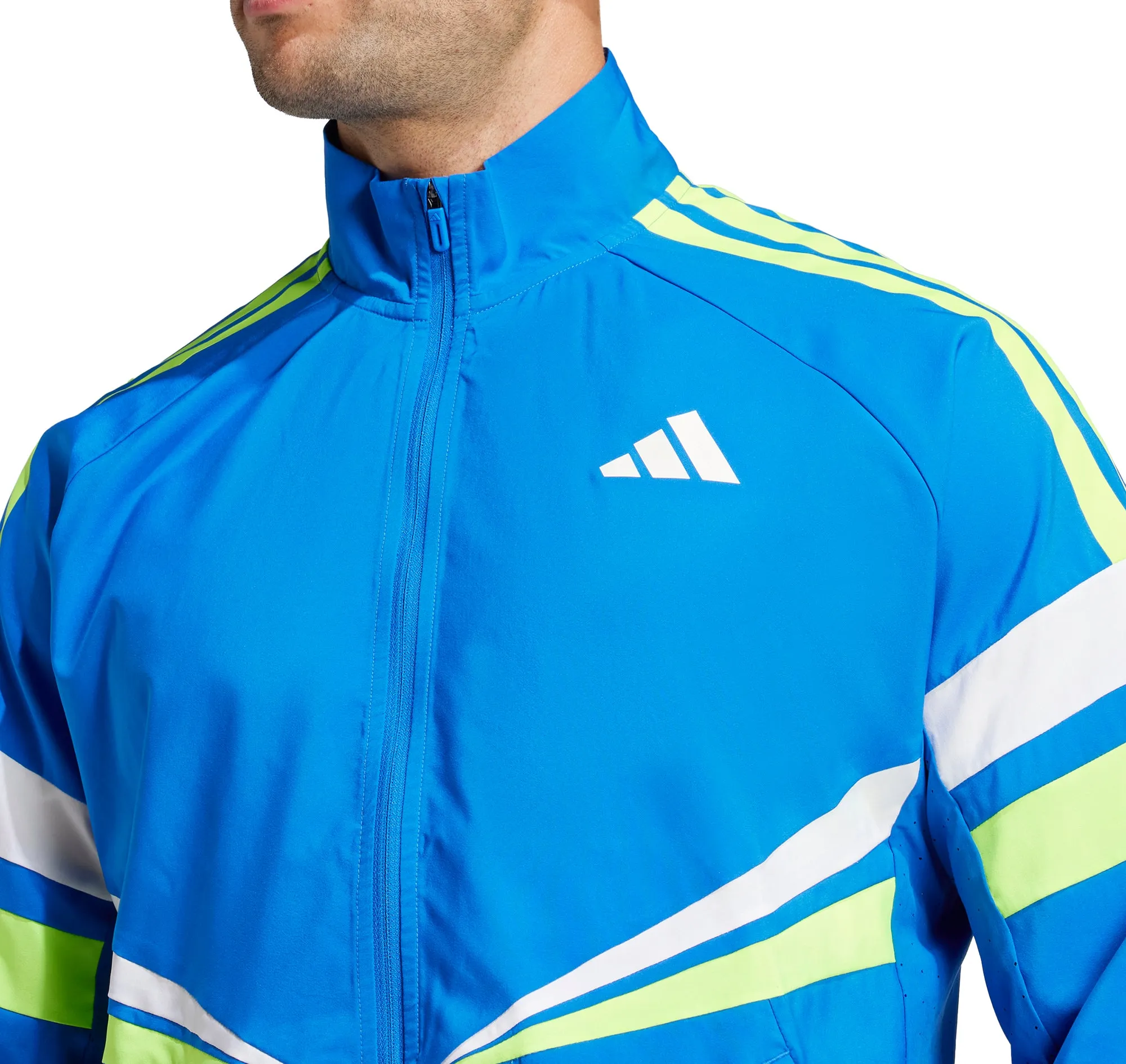 Bekleidung Adidas Herren adidas Adizero Retro Herren Laufjacke - Blau