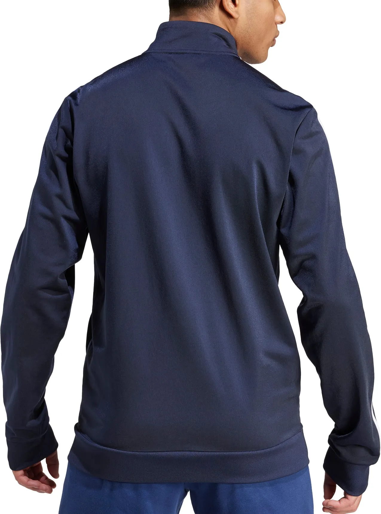 Bekleidung Adidas Herren adidas Essentials Warm Up 3 Streifen Herren Trackjacke - Marine