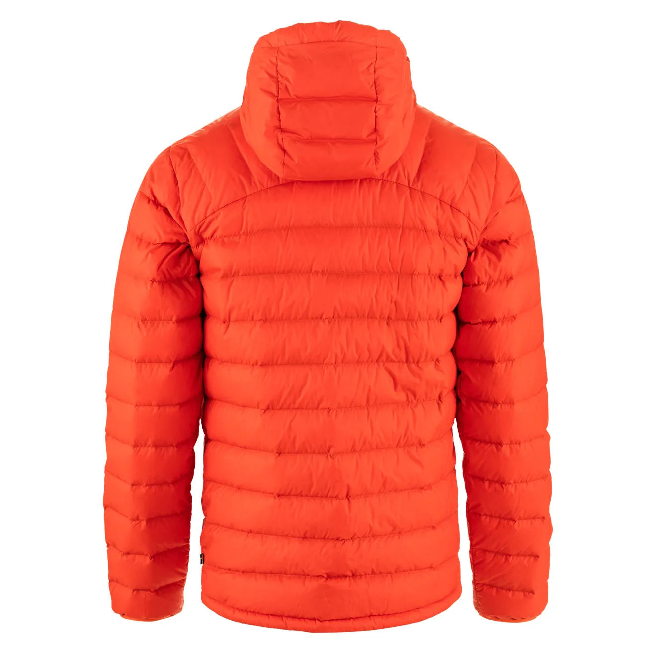 Bekleidung Fjallravenjackets Herren Fjallraven Expedition Pack Daunenkapuze Flammenorange / UN-Blau