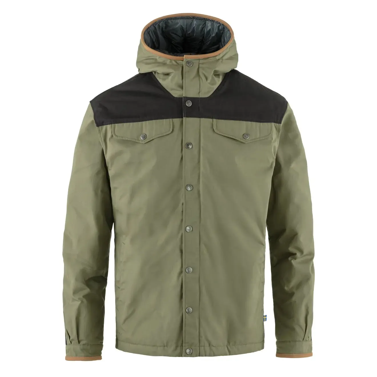 Bekleidung Fjällrävenjacken Herren Fjällräven Greenland No. 1 Daunenjacke Grün / Dunkelgrau