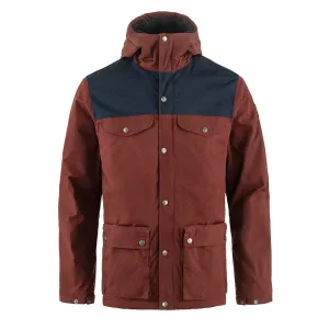 Bekleidung Fjällrävenjacken Herren Fjällräven Grönland Winterjacke Kastanienbraun / Dunkelblau